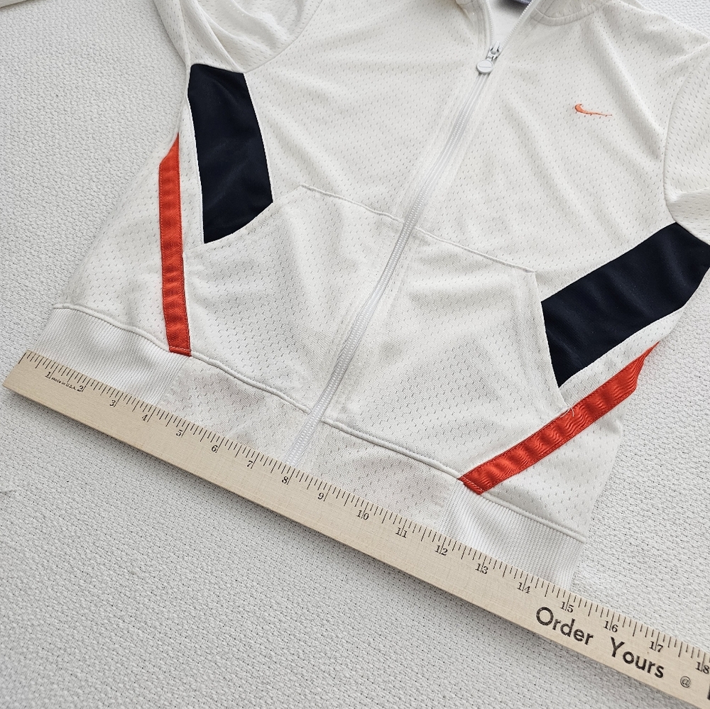 Vintage Nike Track Jacket Lightweight Full zip Woman's size 8-10 Nylon - Picture 7 of 16